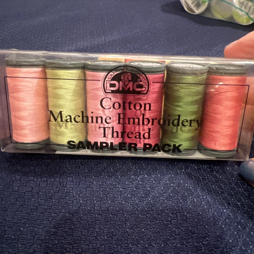 DMC Floral Cotton Machine Embroidery Thread Sampler Pack FRENCH NEW - Image 2 of 4