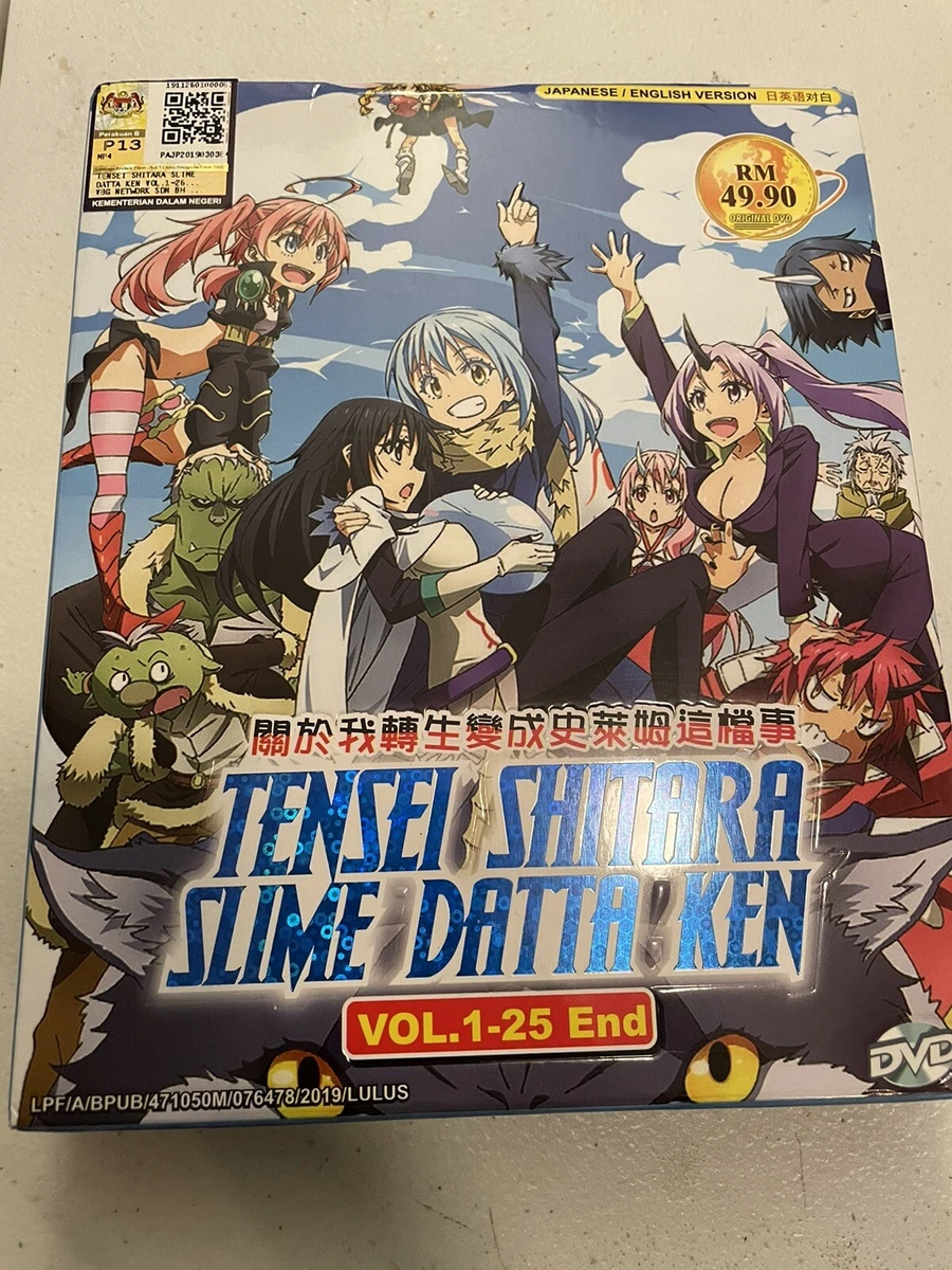 DVD Anime Tensei Shitara Slime Datta Ken Full TV Series (1-25 End