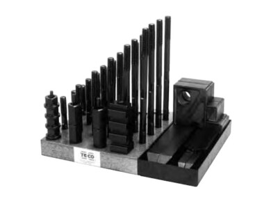 Te-Co Super Clamp Kit with 1-1/2'' Thick Step Blocks 5/8'' x 13/16'' SS HD USA