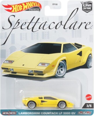 HOT WHEELS Lamborghini Countach LP 5000 QV Car Culture