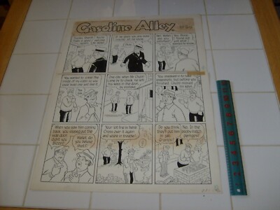 GASOLINE ALLEY SUNDAY STRIP 5-12- 1974, BILL PERRY original art
