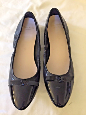 COLE HAAN womens shoes BALLET FLAT BLACK