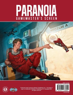 Paranoia GM Screen - english - MGP15103