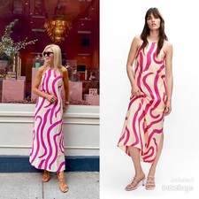 Mango Printed cut-out detail dress