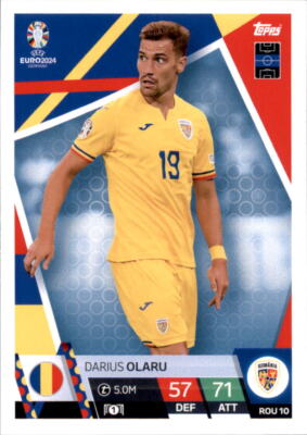 Topps EURO EM Germany 2024 Trading Card ROU 10 - Darius Olaru