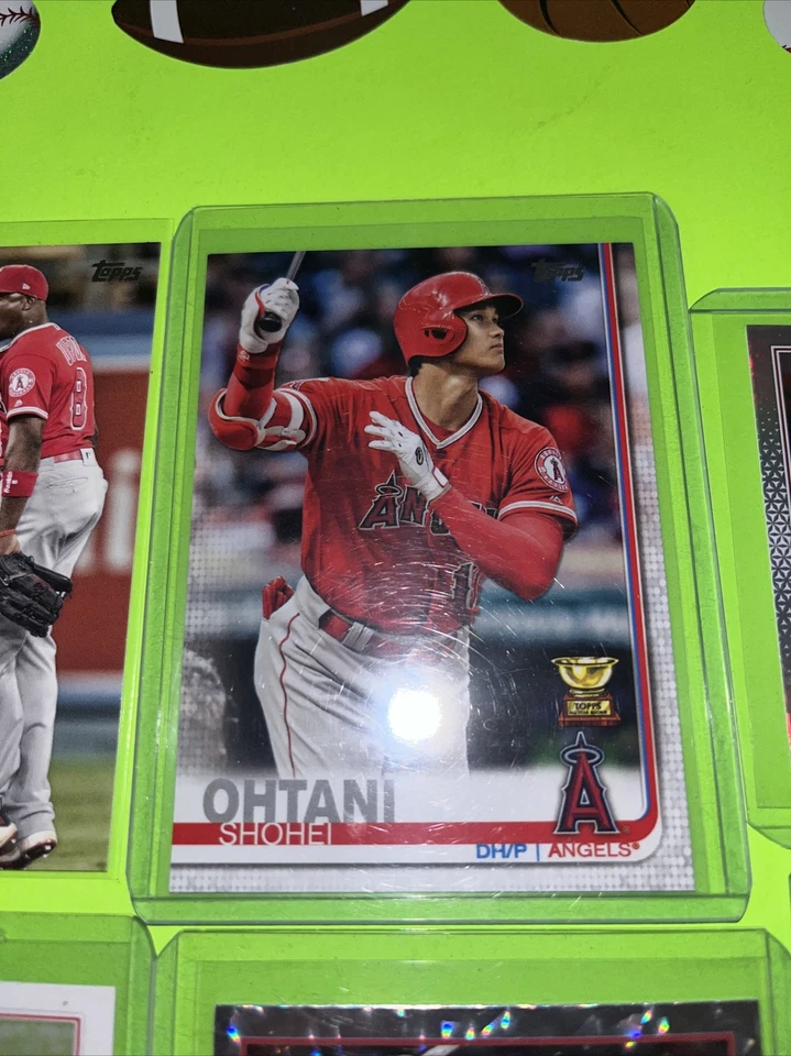SHOHEI OHTANI 2019 TOPPS SERIES 1 ROOKIE CUP | 2023 MIKE TROUT BIG BOX FOIL - Image 3 of 4