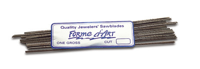 Jewelers Saw Blades 6/0 Forme D'art Sawblade EuroTool for Jewelry Saw Frame 144