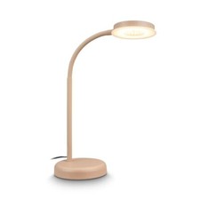 LED Schreibtischlampe Dimmbar Leselampe Tischlampe 40cm Flexibel Lampe Beige
