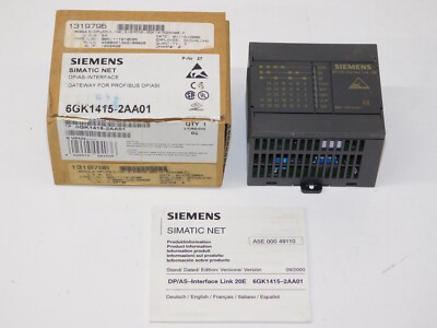 New Siemens 6GK1415-2AA01 Simatic Net Link Profibus DP AS Interface Module Unit