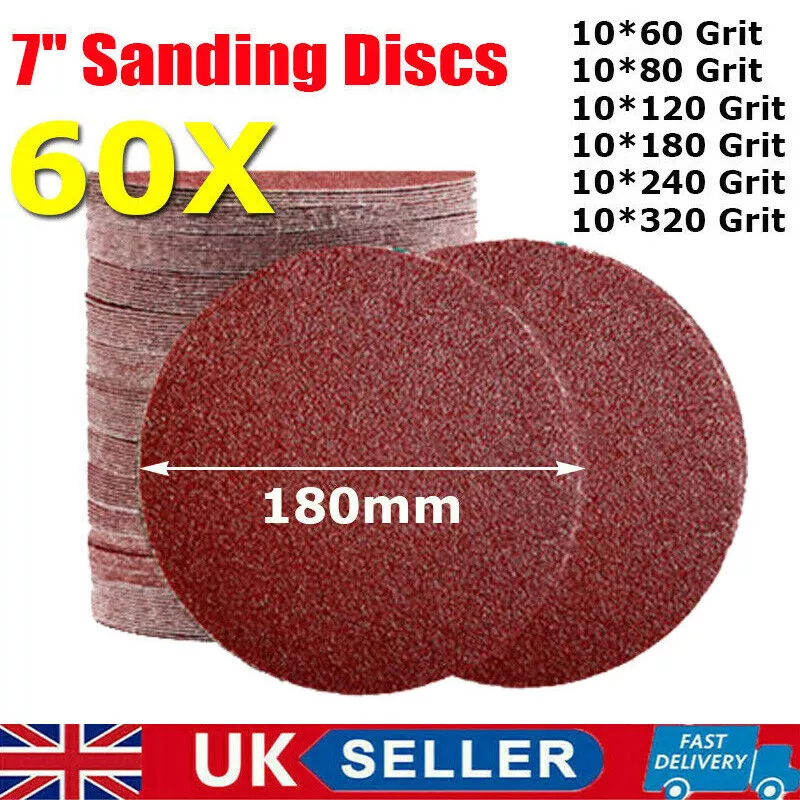 7 inch hook and 2024 loop sanding discs