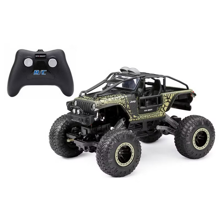 New Bright RC Jeep Trailcat Rock Crawler 1:14 Scale Full Function