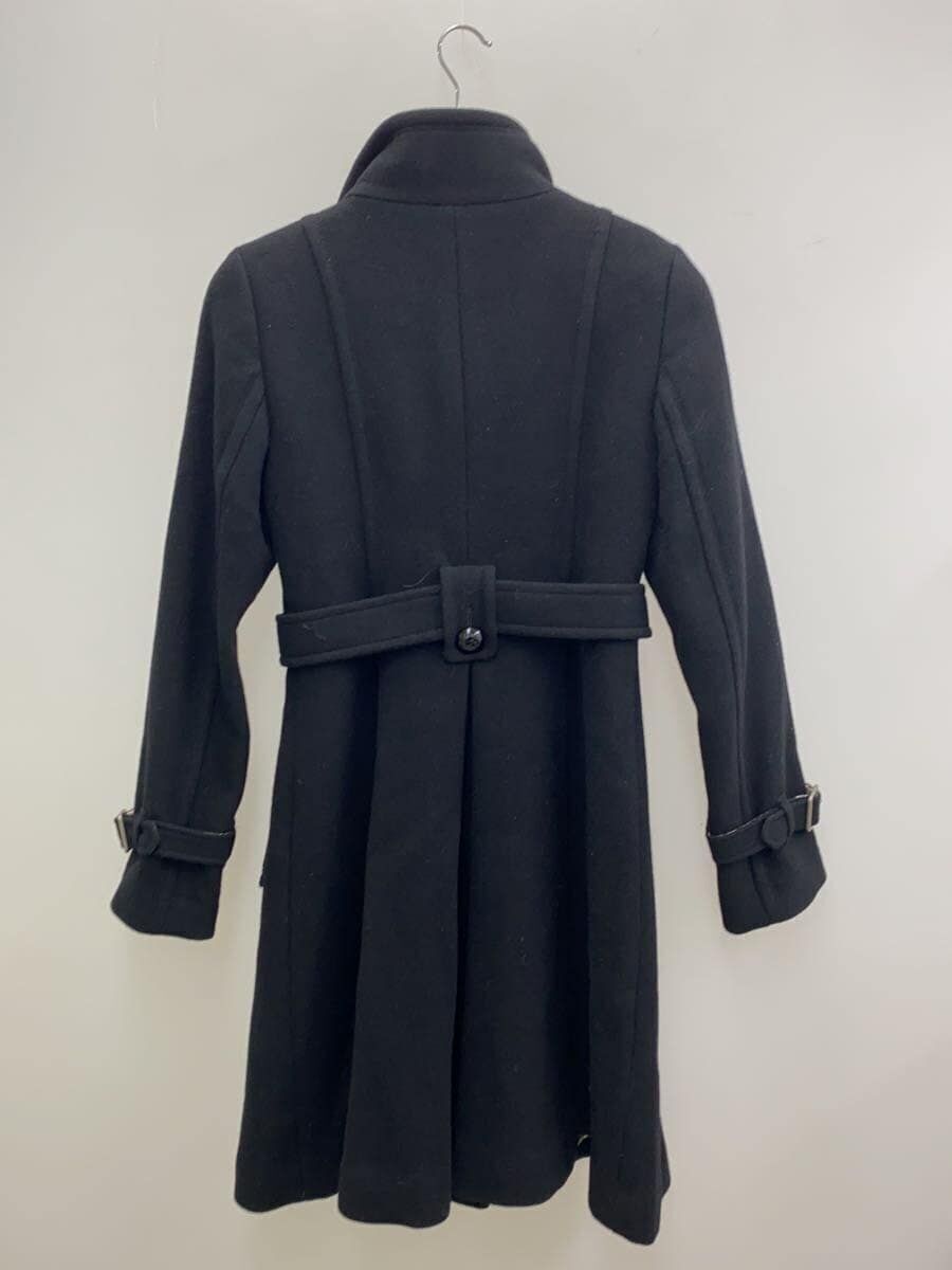 BURBERRY BLUE LABEL OTHER COAT 38 WOOL Black FNF10-814-09 BURBERRY BLUE LABEL OTHER COAT 38 WOOL Black FNF10-814-09