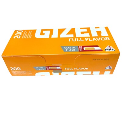 Gizeh Full Flavor Filterhülsen 200er Box 5 Boxen (1000x Hülsen)