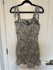 Express Snakeskin Mini Dress M Preowned NWOT