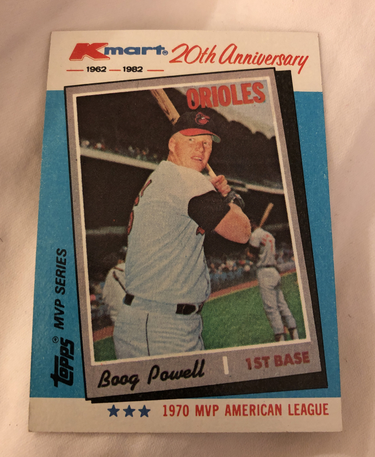 Boog Powell Baltimore Orioles 1982 Kmart 20th Anniversary Baseball Card |  eBay