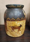 Antique Native American Indian Polychrome Crock - Acoma - Folk Art — photo 5