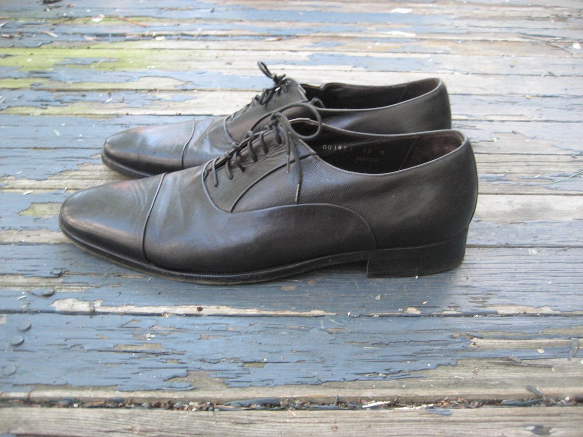 Bruno Magli Cap Toe Leather Black Mens US 12M Oxford Shoes Maioco Oxford – Bruno Magli main image 4