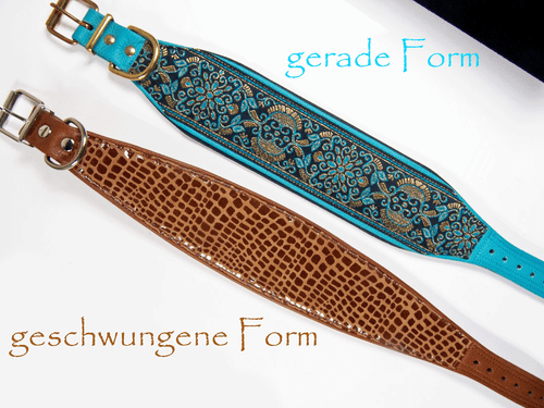 Windhundhalsband Hundehalsband Greyhound collar Galgo Barsoi Whippet Lurcher stn - Bild 8 von 8