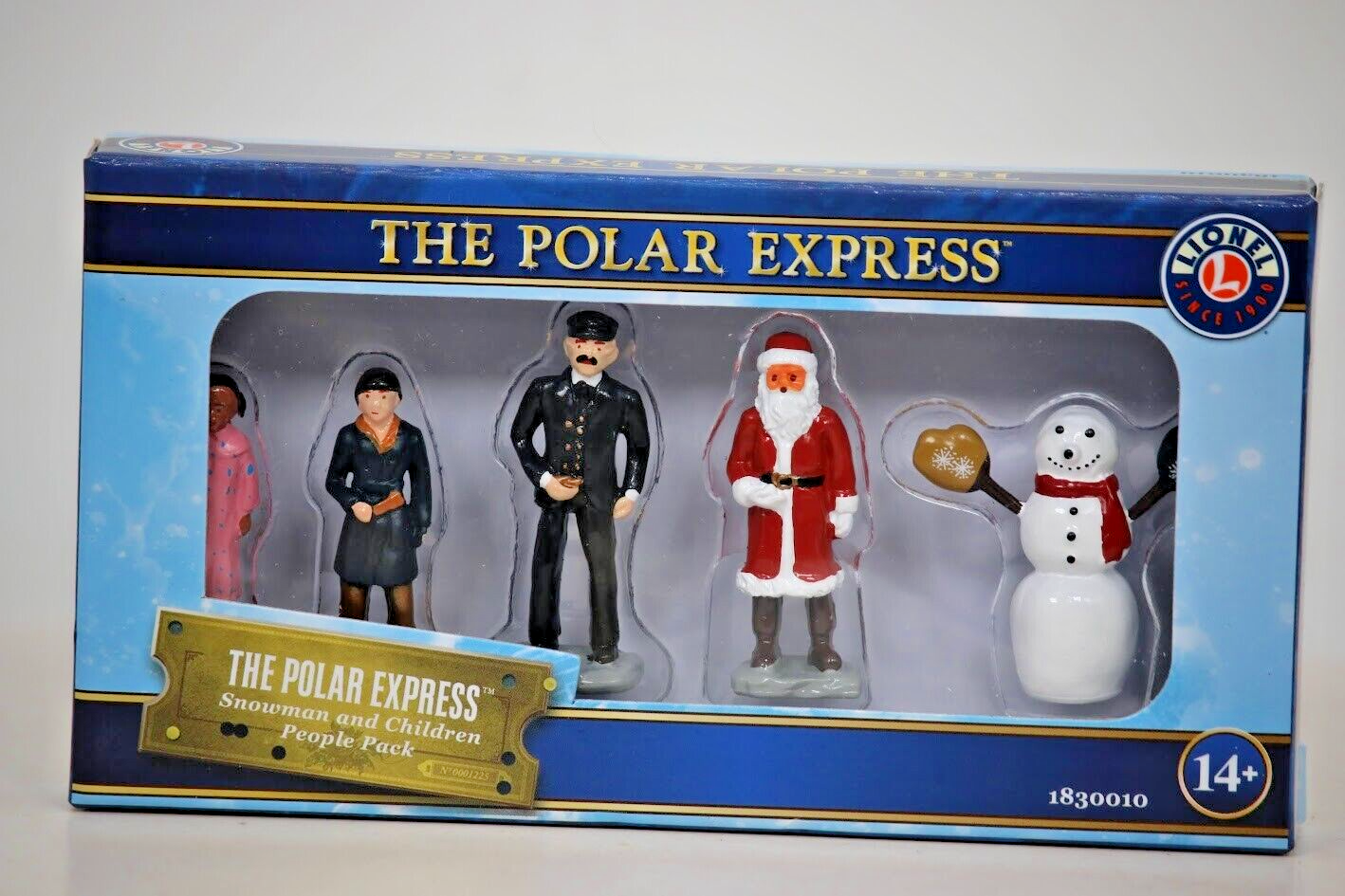 Lionel Polar Express Snowman Santa and Children Figure Set of 5