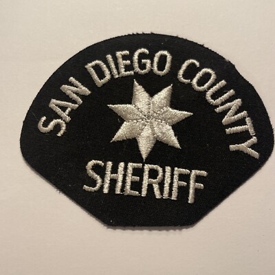 San Diego County California Sheriff Patch OBSOLETE SHOULDER Borderless ...