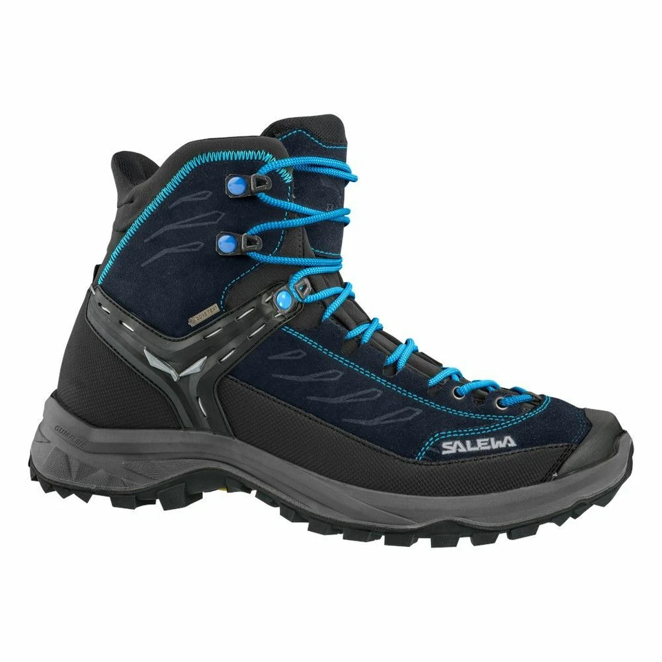 Salewa Damen Wanderschuhe Stiefel GoreTex Wms Hike Trainer Mid Gtx blau