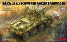 Rye Field 1/35 SdKfz 234/3 Schwerer Panzerspahwagen 7.5cm Stummel #RM-5134 📌USA