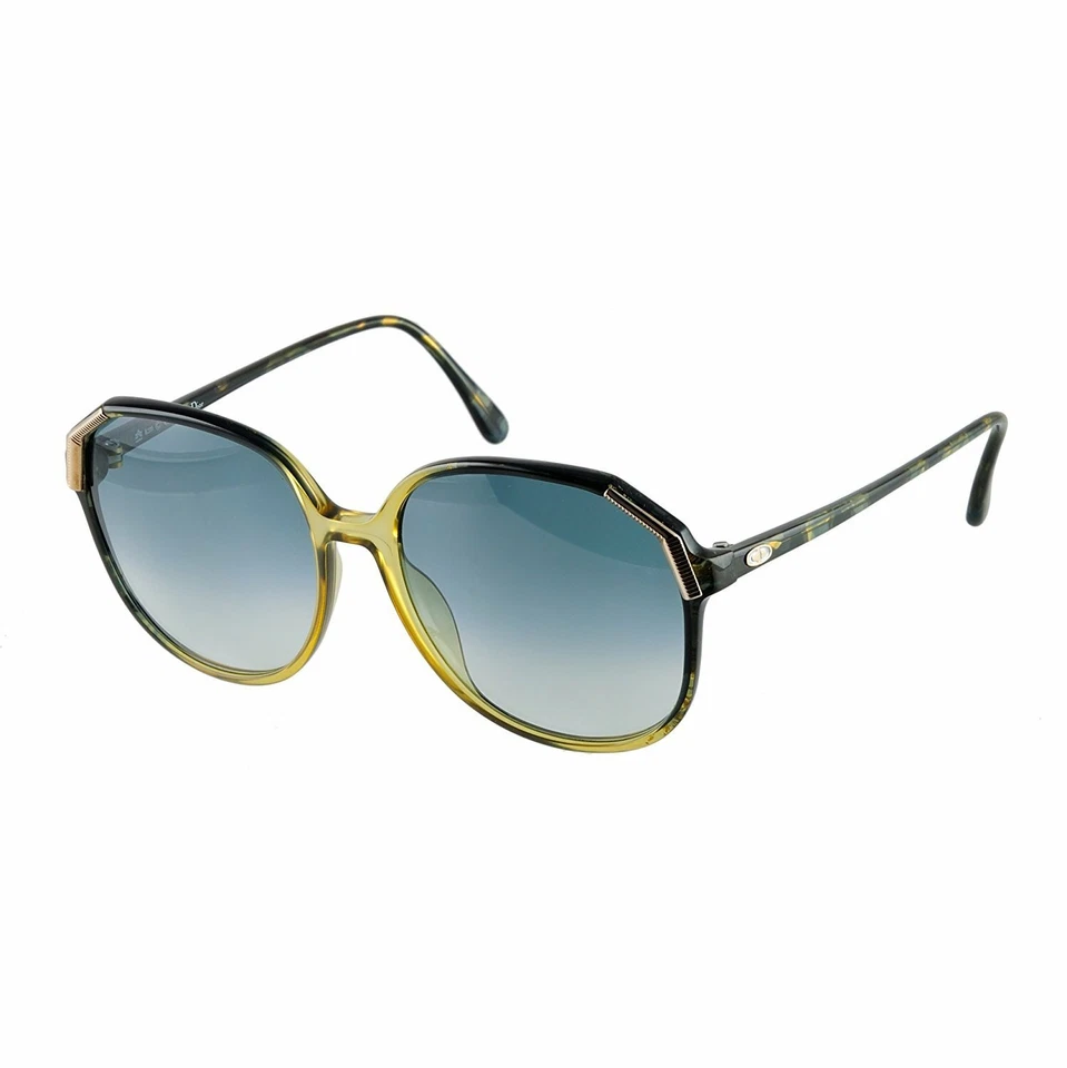 Gafas de sol Christian Dior 2517 col. 50 verde tortuga 58-16-135 hechas en Alemania Foto 2 de 3