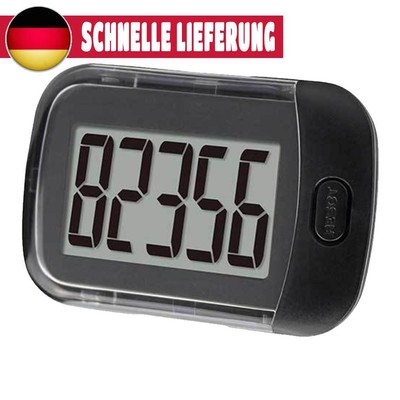 3D Pedometer Simple Step Counter with Removable Clip Lanyard for Men Women