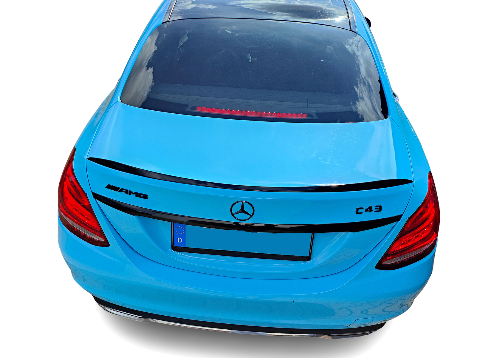 Rear Spoiler Suitable for MERCEDES W205 Sedan, Spoiler Lip