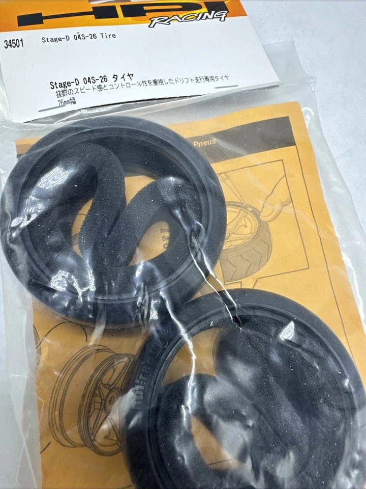 HPI Racing Stage-D 04S-26 Tire HPI34501 #34501 New In Package - Image 4 of 4