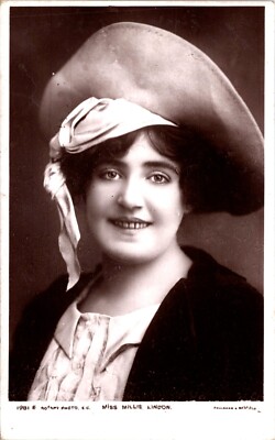 PRETTY ENGLISH SINGER AND STAGE ACTRESS : MISS MILLIE LINDON