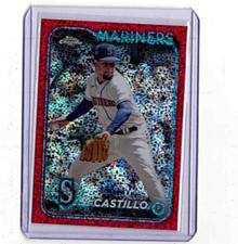 Luis Castillo- 2024 Topps Chrome #129 Magenta Speckle Refractor /350