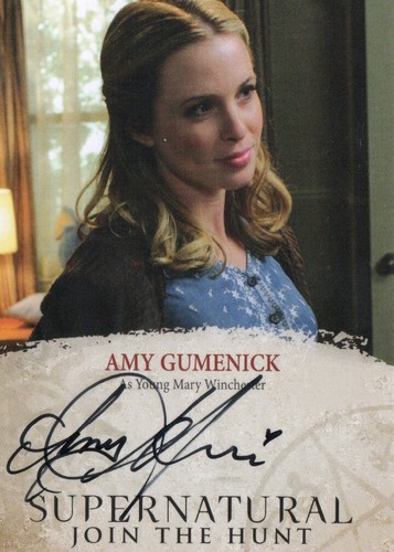 Supernatural Seasons 4-6 Auto AG Amy Gumenick As Young Mary Winchester