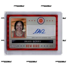 2024 Topps McDonald's A/A - Red #NHB-IM Imari Berry Rookie Auto /5 JERSEY MATCH