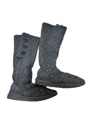 UGG Australia 5819 Classic Cardy Knit Winter Boots Size 9 Gray Sweater Boot
