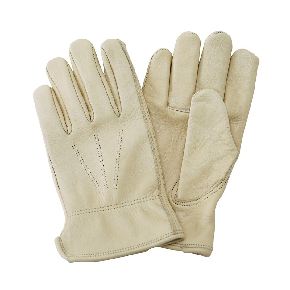 Kent & Stowe Luxury Leather Water Resistant Gardening Gloves Ladies Small Tan