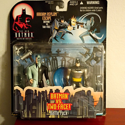 Kenner The New Batman Adventures Batman vs Two-Face Arkham Escape Set 1998