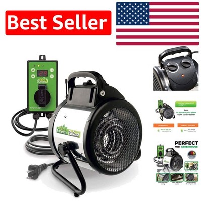 Electric Greenhouse Heater PALMA with Digital Thermostat - 1500 Watts, 5800 f...