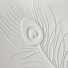 Glass Slumping Peacock Texture Mold 11 Inches Slumpys SM9776