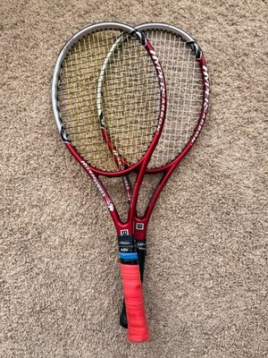 Wilson Rollers Hyper Hammer Carbon 5.6 Tennis Racquet (2 racquets)