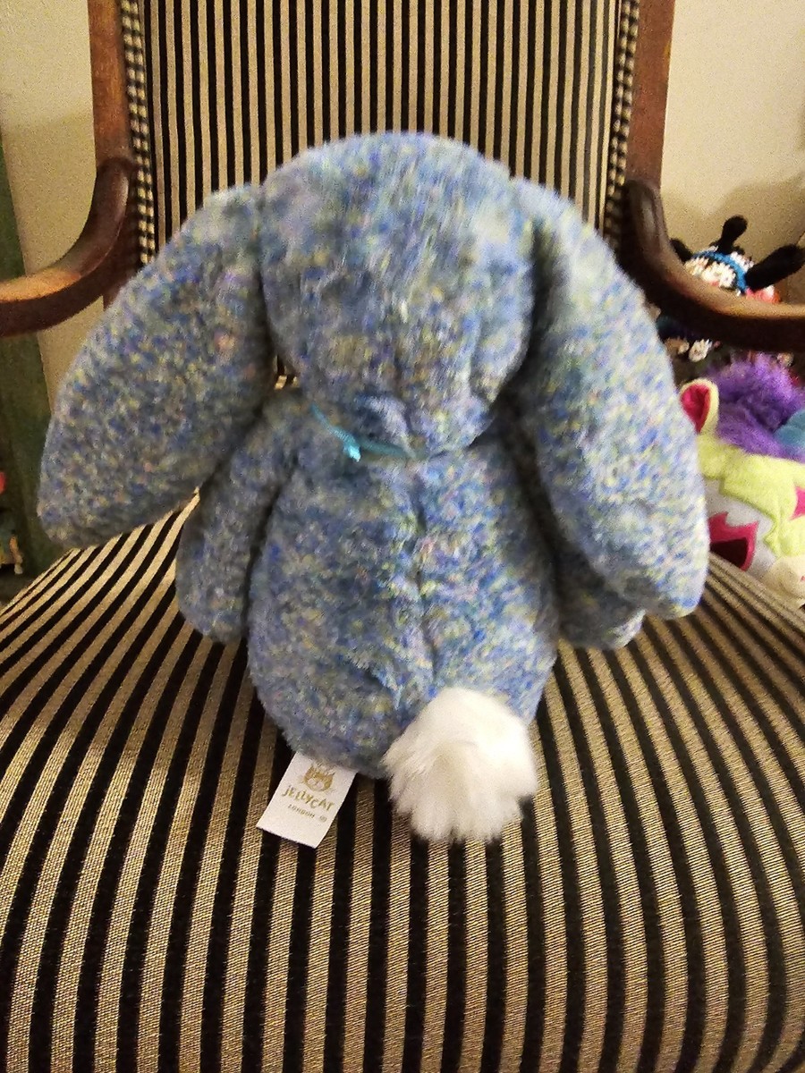 Jellycat London Bashful Luxe Bunny Azure BAS3AZU 25th Anniversary