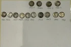 Mercury Dimes Collection 1935-1945 Silver S & D Mints Circulated