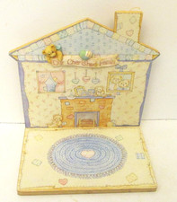 Cherished Teddies  "Our Cherished Family" Wood House Displayer CRT014