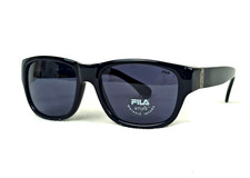 Fila SF8530 Men's Polarized Sunglasses Black Sport Fashion Eyewear SF 8530