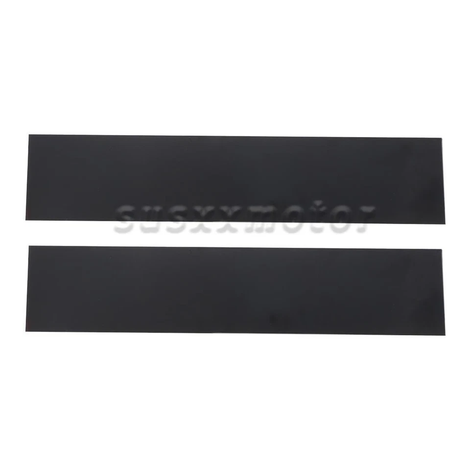 For Chevy Silverado GMC Sierra 14-18 Rear Sliding Window Trim Cover Gloss Black - Изображение 3 из 4