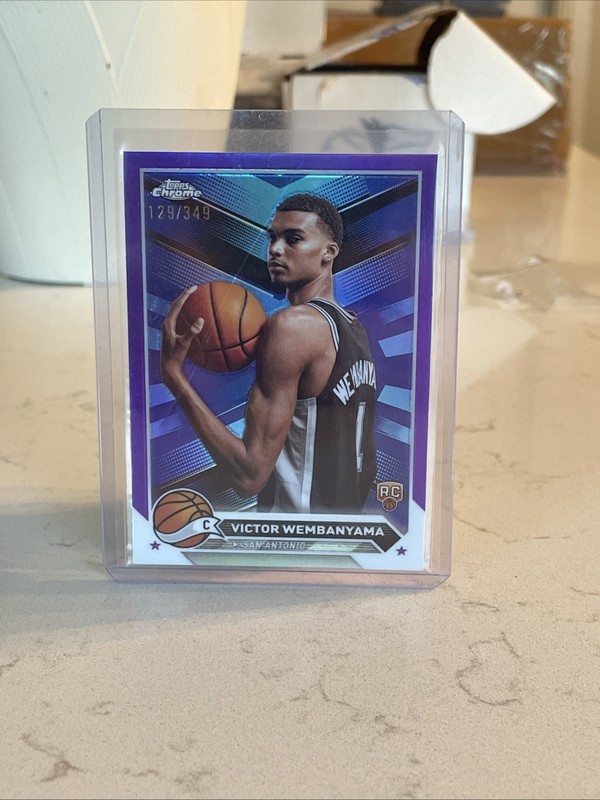 2023-24 Topps Chrome - Victor Wembanyama #1 Purple Refractor /349 (RC) READ