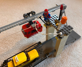 Vintage Lego Spider-Man set 4852 - The Final Showdown; complete w box/manual