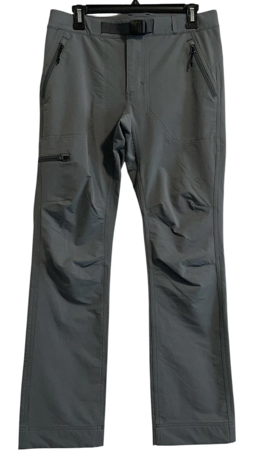 Stio Pinedale Belted Softshell Hiking Pants Mens Size 30 R Gray 32” Inseam