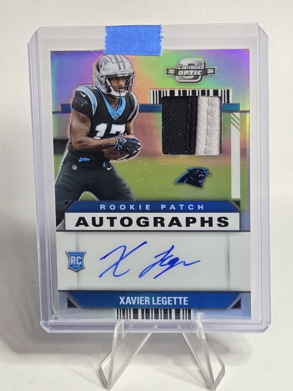 XAVIER LEGETTE 2024 CONTENDERS OPTIC RPA ROOKIE PATCH AUTOGRAPH SILVER AUTO /75