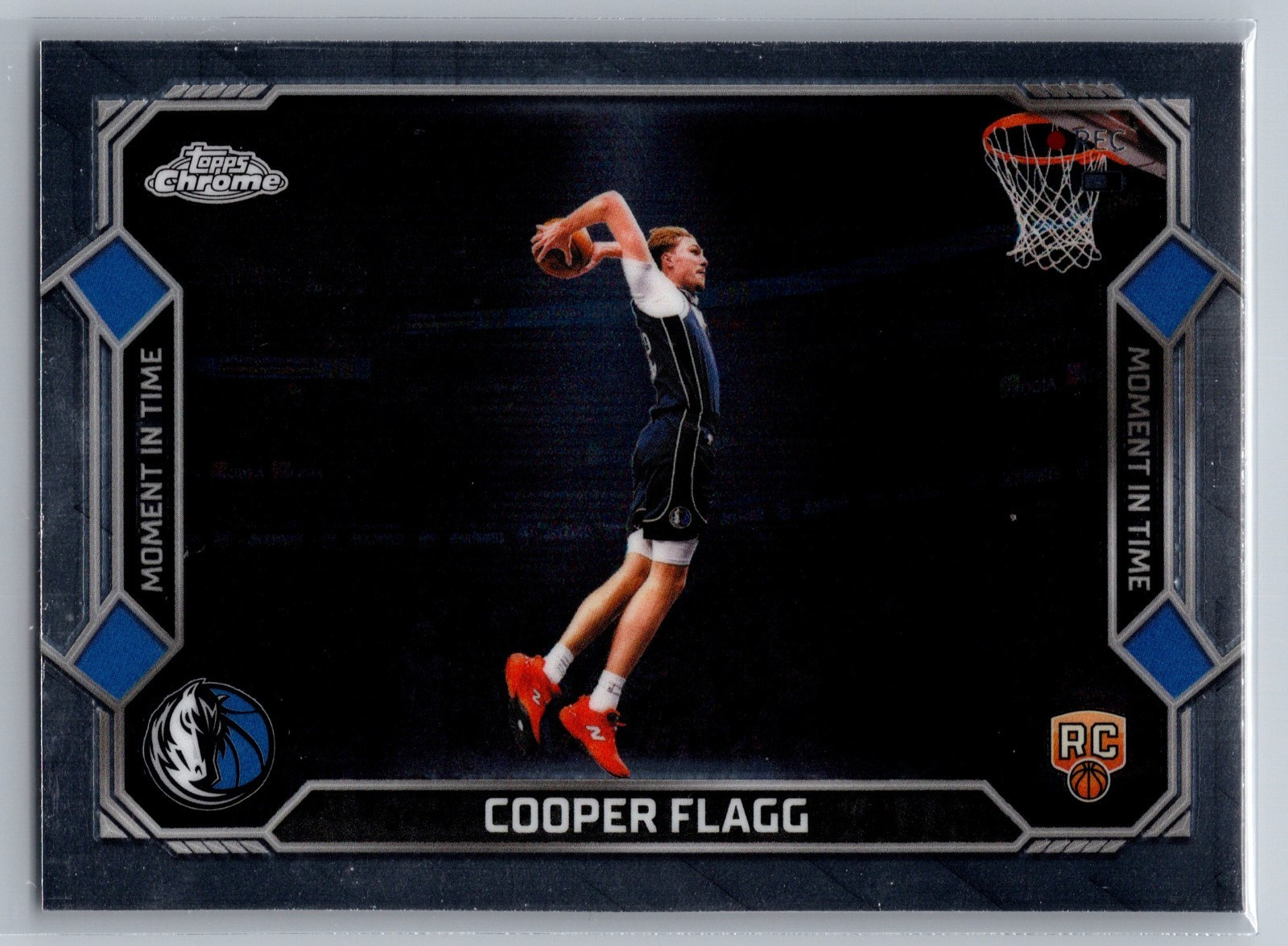 2025-26 Topps Chrome Update #MT-16 Cooper Flagg Moment in Time Rookie RC